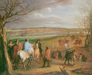 Louis XIV, King of France and of Navarre, Before the Town of Dôle